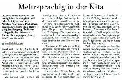 Mehrsprachig in der Kita